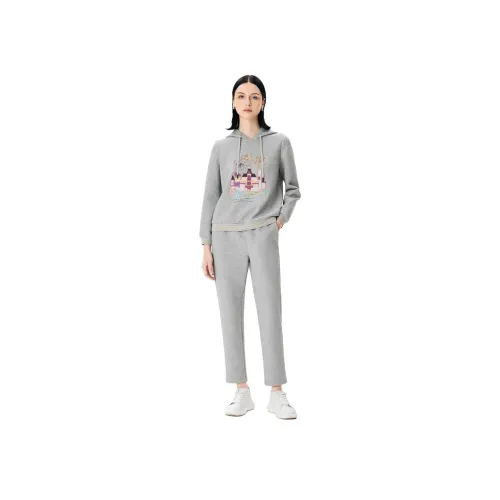 XII BASKET Серый Женские Спортивные костюмы с толстовками
