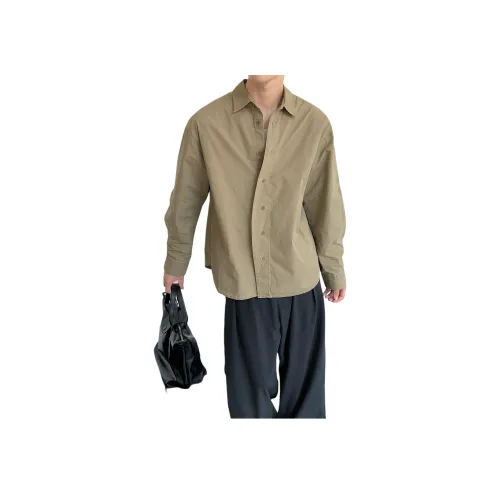 SHIQUANYI Длинный рукав рубашка унисекс