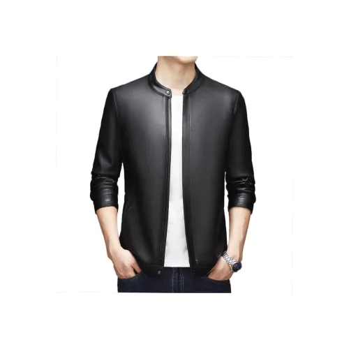 UZXJ Унисекс Кожаные куртки