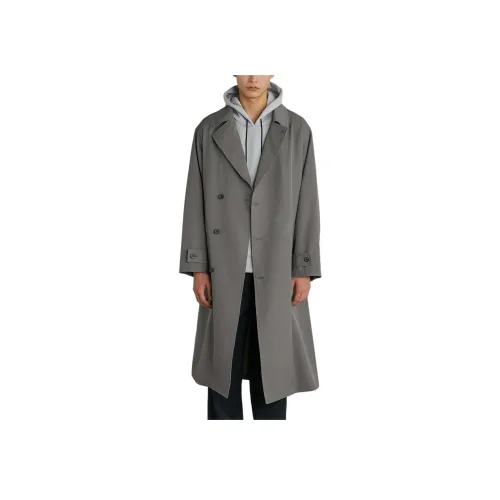 UNITED TOKYO Тренчкот Мужской Светло-Серый