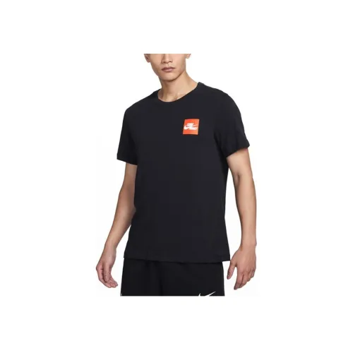 Nike Мужские черные футболки