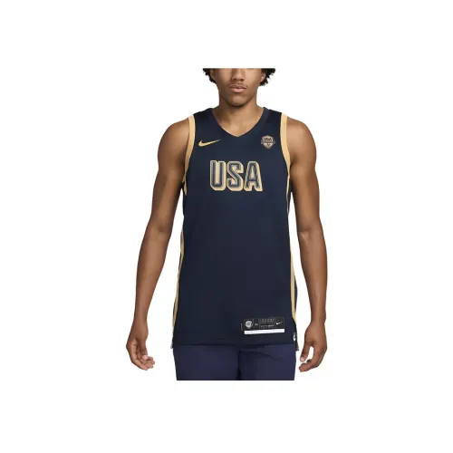 Nike Ограниченный Баскетбольный Джерси Баскетбольный Джерси Мужской Обсидиан