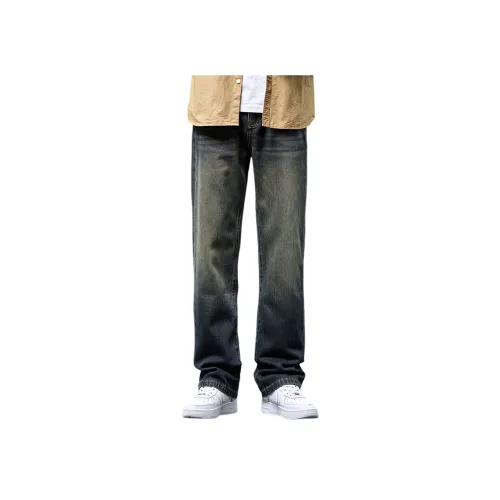 Jeep SS24 Джинсы Мужские Синий Серый