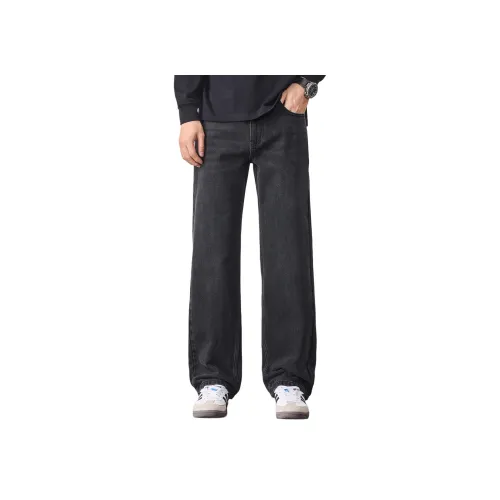 FAIRWHALE Черные Унисекс Джинсы