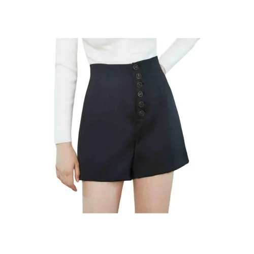 Caroline Повседневные шорты Женские Черные