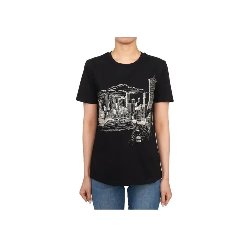 MaxMara Studio T Рубашка Женская Черная