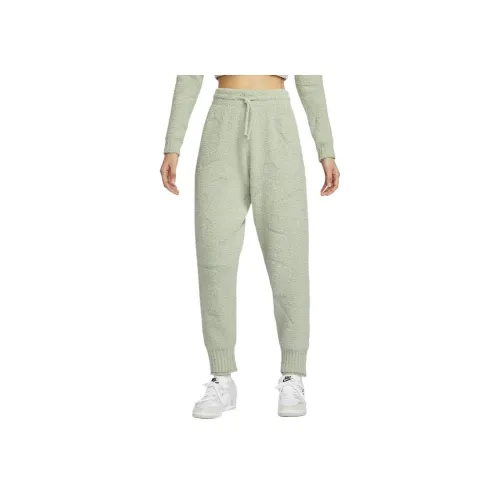 nike Sportswear PHOENIX COZY BOUCLE Повседневные брюки Женские Зеленый
