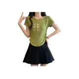 Фруктовый зеленый топ