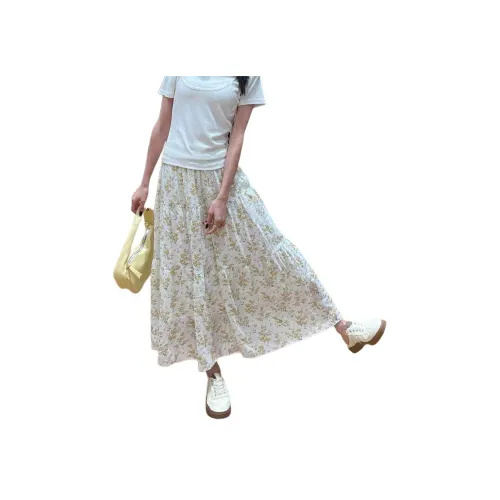 MIIOW Повседневная длинная юбка для женщин