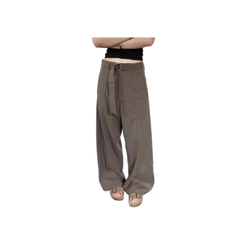 MUCCHIC Коричневый Женские брюки для костюма