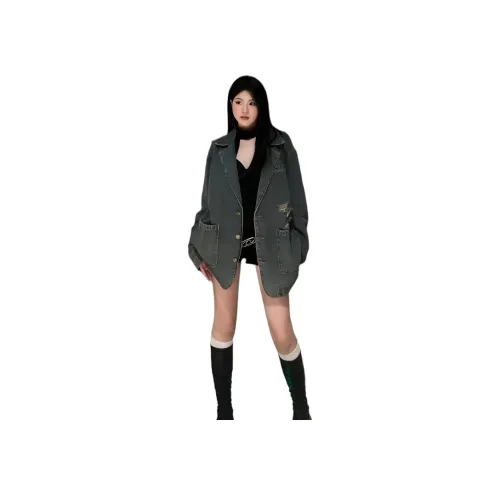 YGHOME OFFICIAL Синий Унисекс Куртки