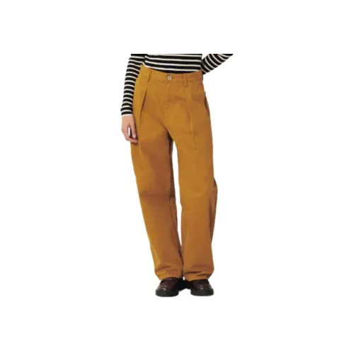 UNIQLO Джинсы Женские Цвет Горчичный