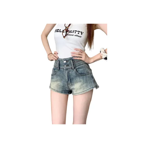 MORii Blue Женские джинсовые шорты