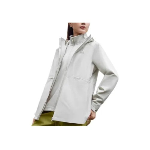 361° Водонепроницаемый Ветрозащитный Устойчивый к истиранию Дождезащитный Ветровка Женский Светлый Бежевый Серый