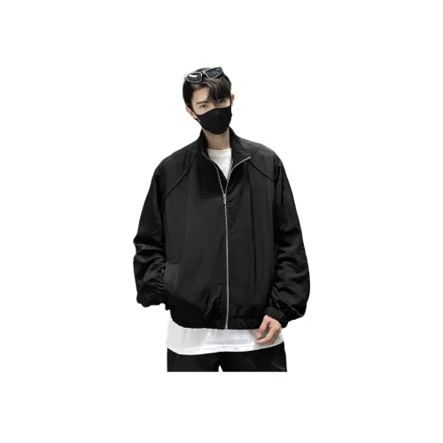 YIWANSHIDUO Черный Унисекс Куртки