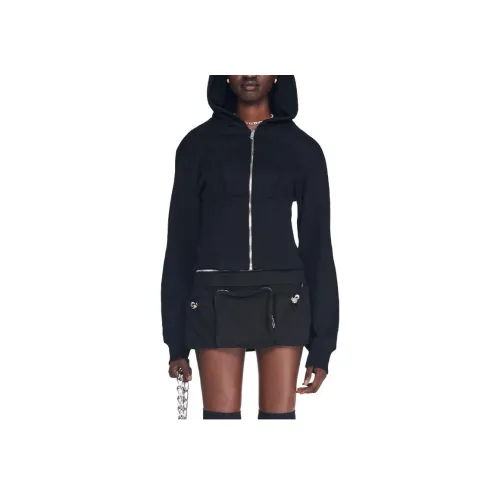 DION LEE Черный Женские Свитшоты