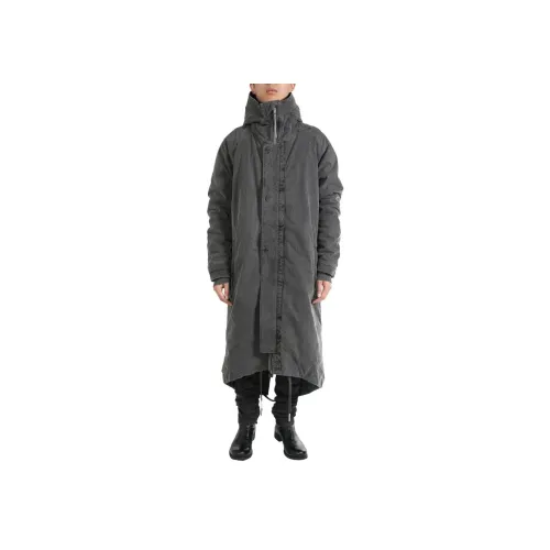 Boris Bidjan Saberi Серый Мужской Пальто