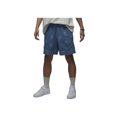 Jordan Air Джинсовые шорты Мужские Синий Серый