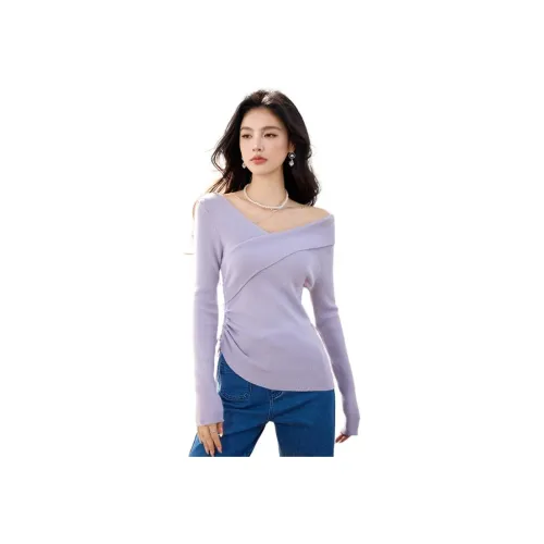 DTLUI Фиолетовый Женский Трикотаж