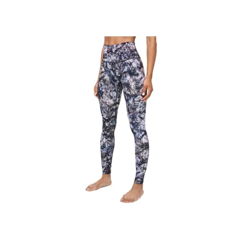 lululemon Wunder Under Спортивные брюки Женские Абстрактный Цвет Mixing