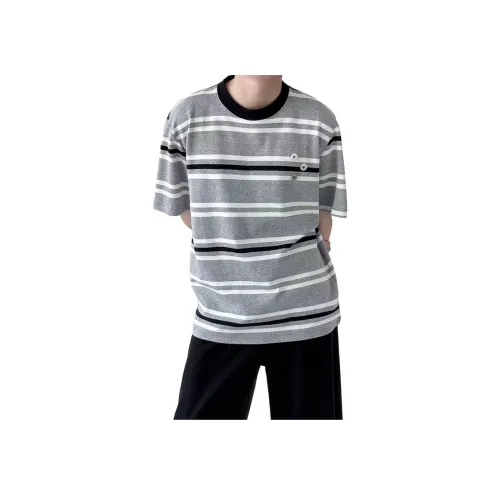 GEOGRE ALEX Серый Мужская T-Рубашка