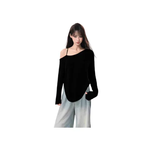 EVPGB Черные Женские T-рубашки