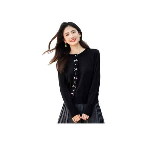 POPO.INFO Черный Женский Трикотаж