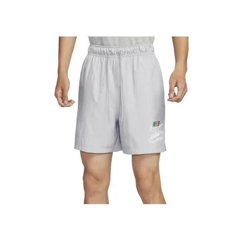 Nike Gray Men's Casual Shorts Nike Серый Мужские Повседневные Шорты