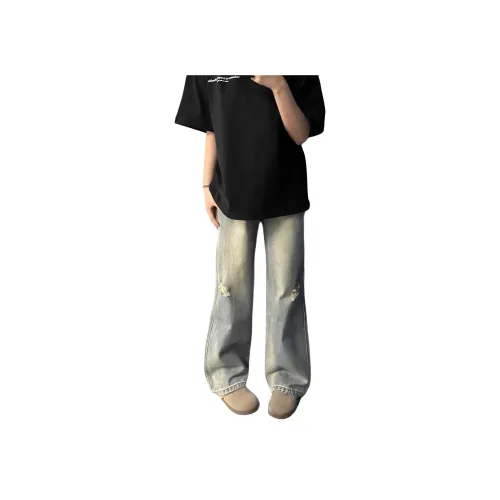 SINKACME Blue Unisex Jeans SINKACME Синий Унисекс Джинсы