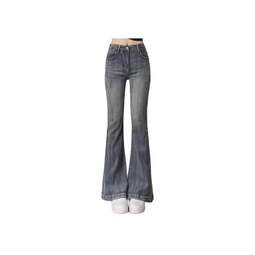 YEARNED Blue Women's Jeans YEARNED Синий Женские Джинсы