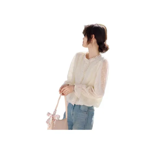 Still quiet Бежевый Женские Рубашки