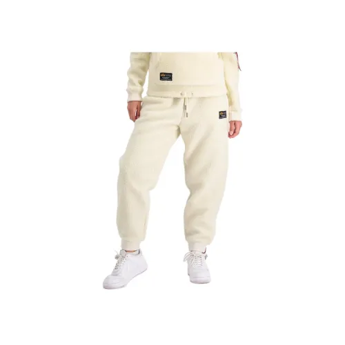 Alpha Industries Бежевые Женские Повседневные Брюки