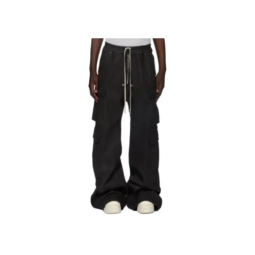 Rick Owens DRKSHDW FW24 Джинсы Мужские Черный Парафин