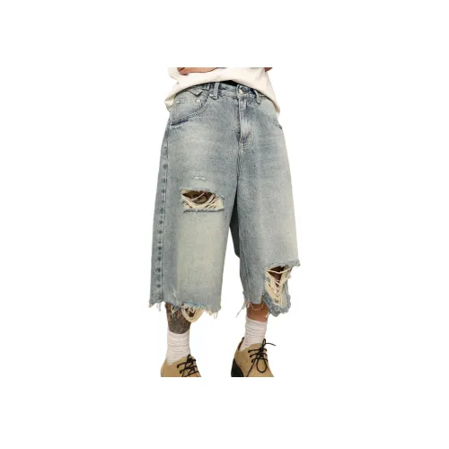 Cotton Gene Джинсовые шорты Унисекс