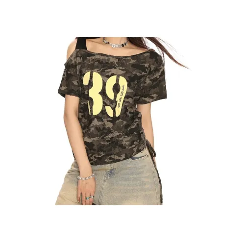 OMOIDAS Камуфляж Женские Футболки