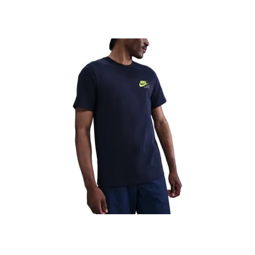 Nike Clothing Мужская синяя и черная футболка