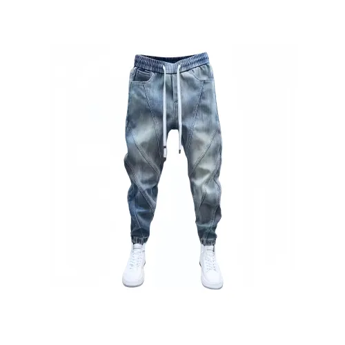 CAT'S PAW Синий Унисекс Джинсы