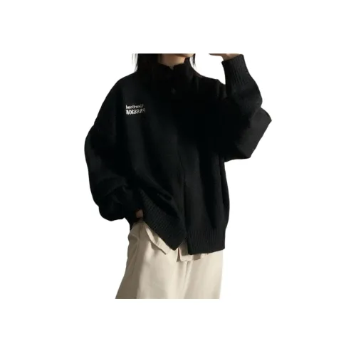 9c collective Черный Свитер Женские Трикотаж