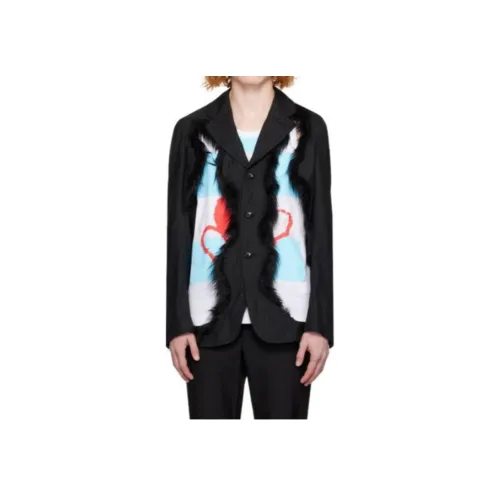 COMME Des GARCONS HOMME PLUS Черный мужской деловой костюм