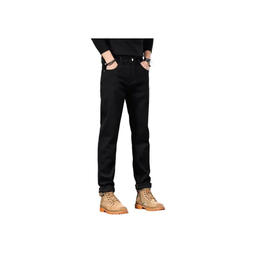 ZENGZHI Джинсы Облегающий крой Прямой крой Унисекс