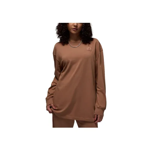 Джордан OVERSIZED T-Shirt Женская Коричневая