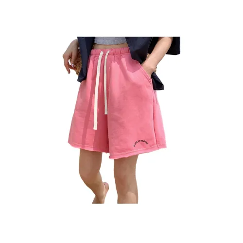 NANING9 Повседневные шорты женские розовые