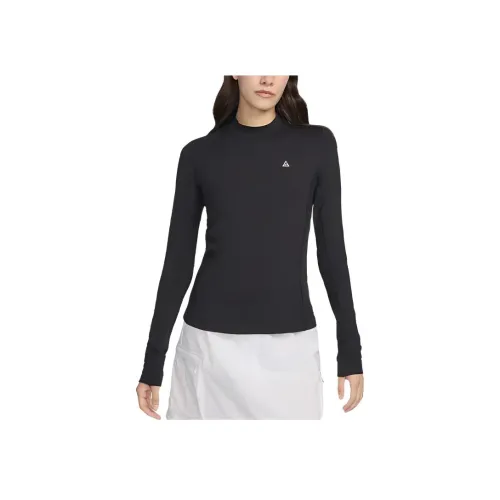 nike Черные Женские T-рубашки