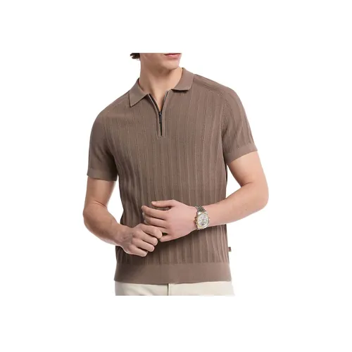 MICHAEL KORS Поло Мужское Коричневого цвета