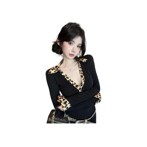 SKYA Черные Женские T-рубашки