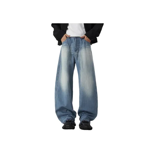 WPOOLL Ice Blue Men's Jeans WPOOLL Ледяные синие мужские джинсы