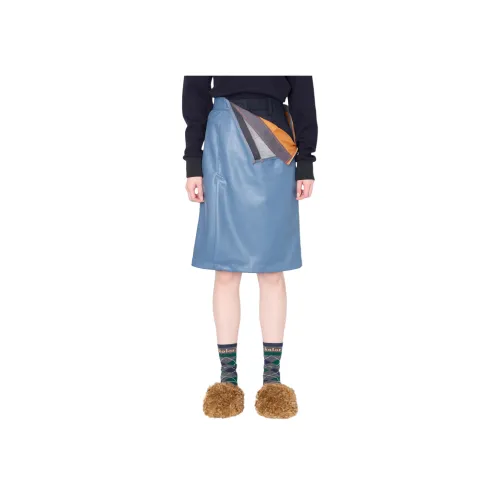 Kolor FW25 Кожа Длинный Юбка Женские