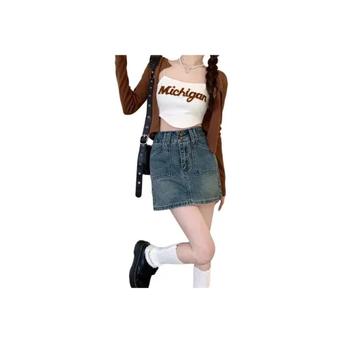 9c Collective Джинсовые короткие юбки Женские