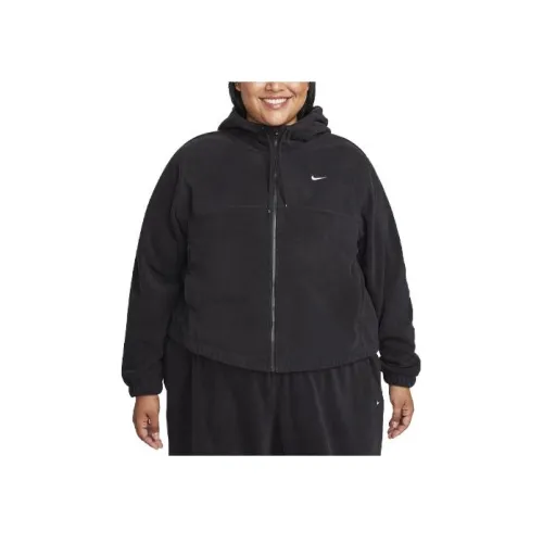 nike Therma Форма one Therma Форма one Женские OVERSIZED Full Zip Fle Толстовка Женские Черный
