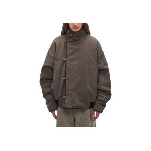 UMA WANG Коричневый Мужской Пуховик